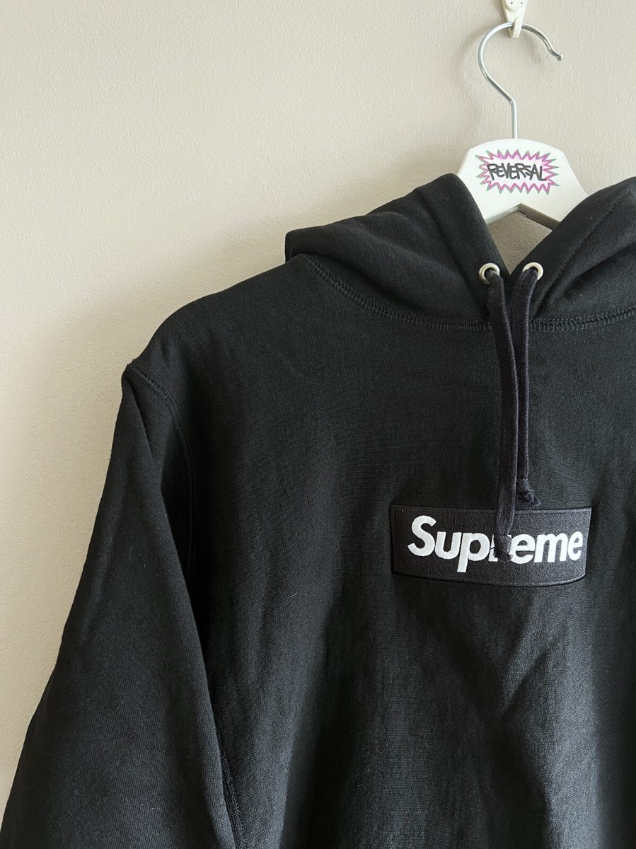 Supreme Box Logo Hoodie Black M Medium Authentic | eBay UK