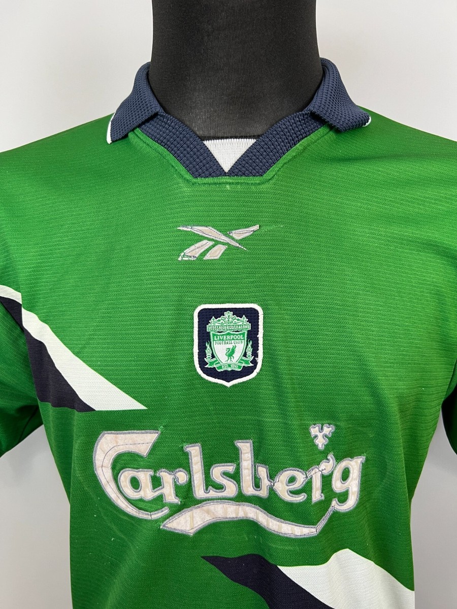 LIVERPOOL 1999 2000 ANI AWAY SHIRT VINTAGE FOOTBALL SOCCER JERSEY