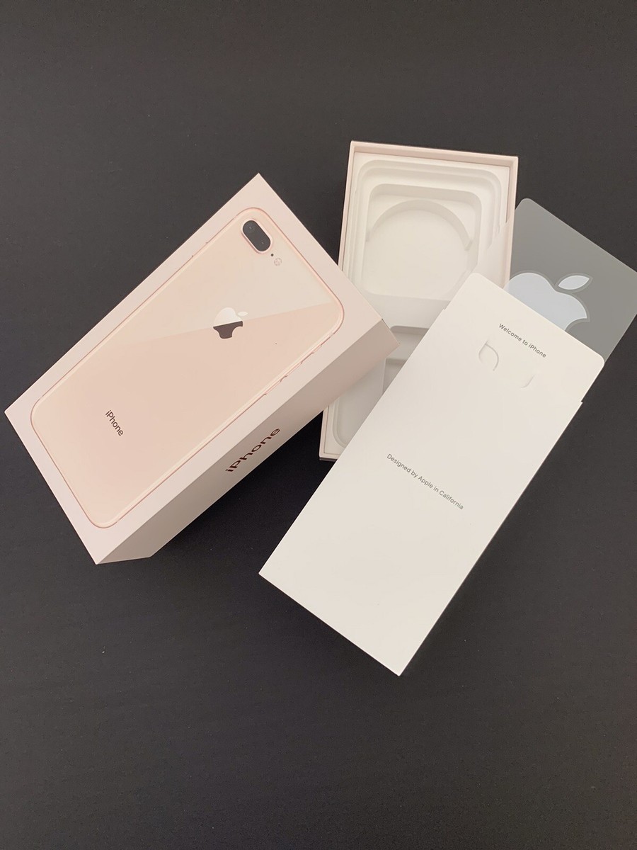 iPhone 8 Plus Gold 256 GB EMPTY BOX | eBay