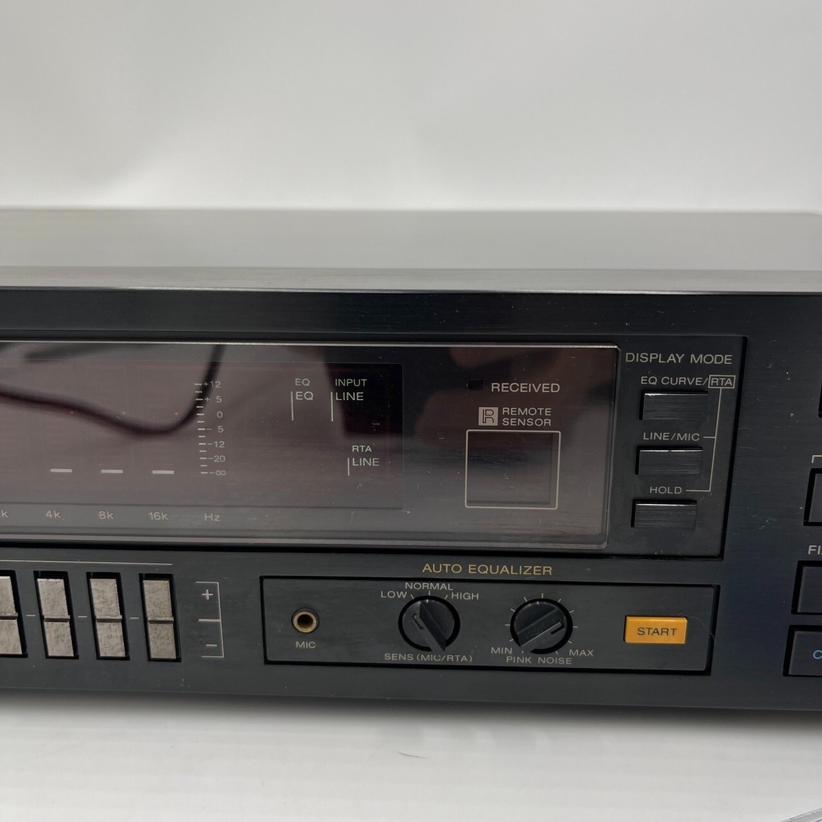 SONY SEQ 333ES Graphic Equalizer 100V Black Used From Japan