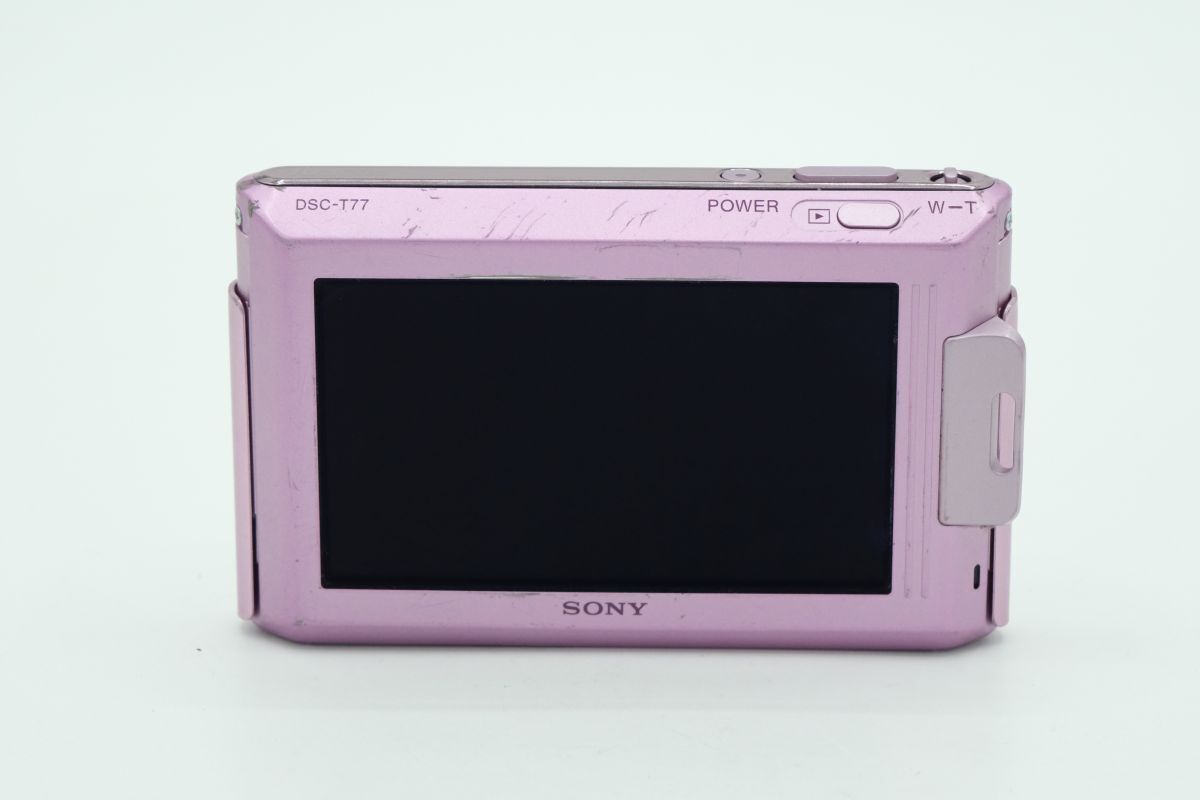 SONY DSC-T77 Pink Cyber Shot 4.0x Optical Zoom Digital Camera