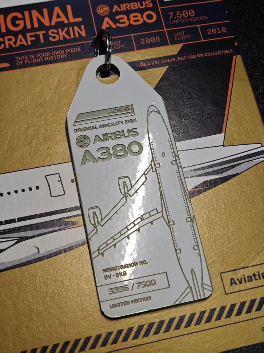 Singapore airlines Aviationtag A380-800 9V-SKB | eBay
