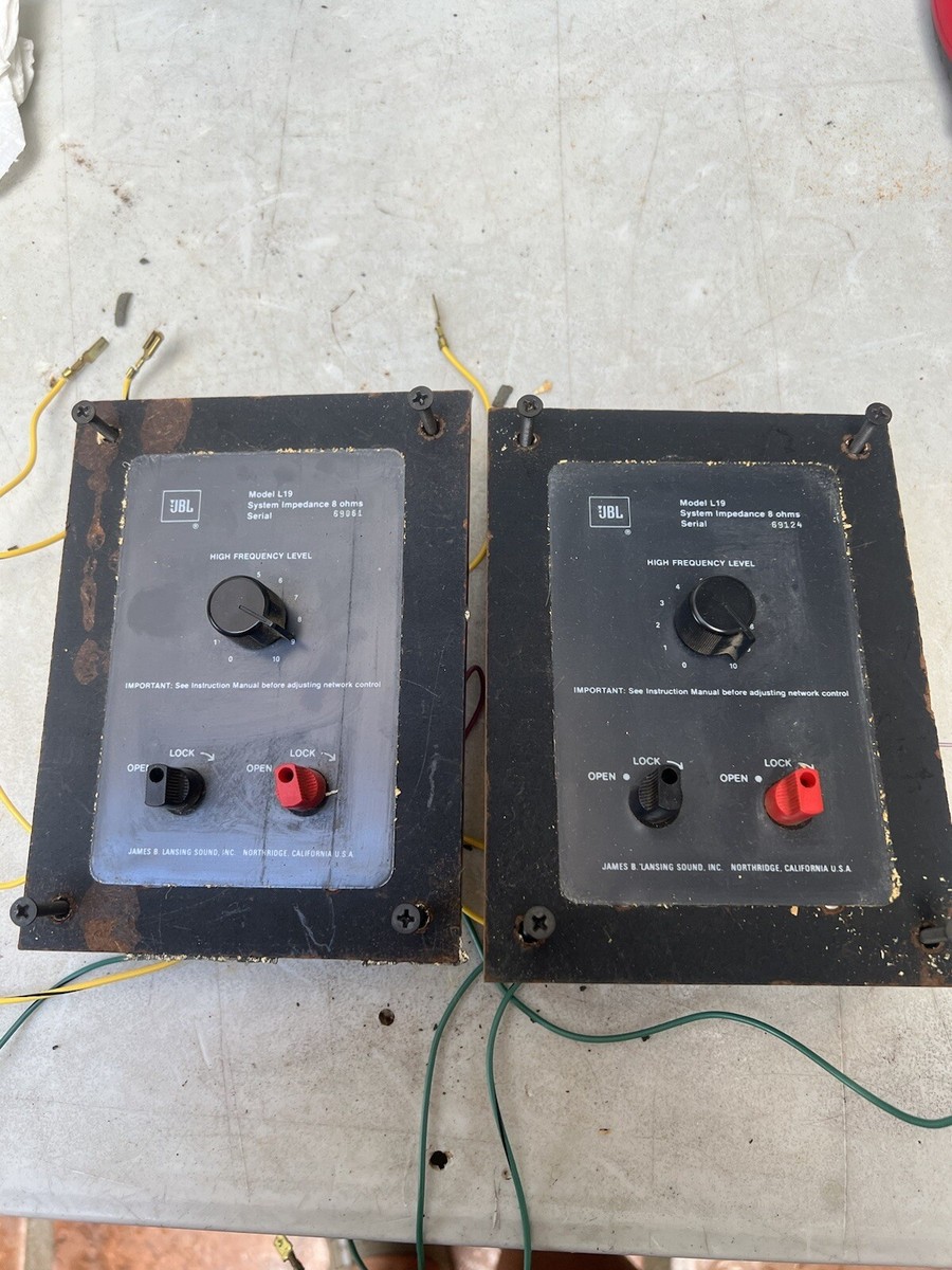 Jbl L19 two crossovers good two way speakers | eBay