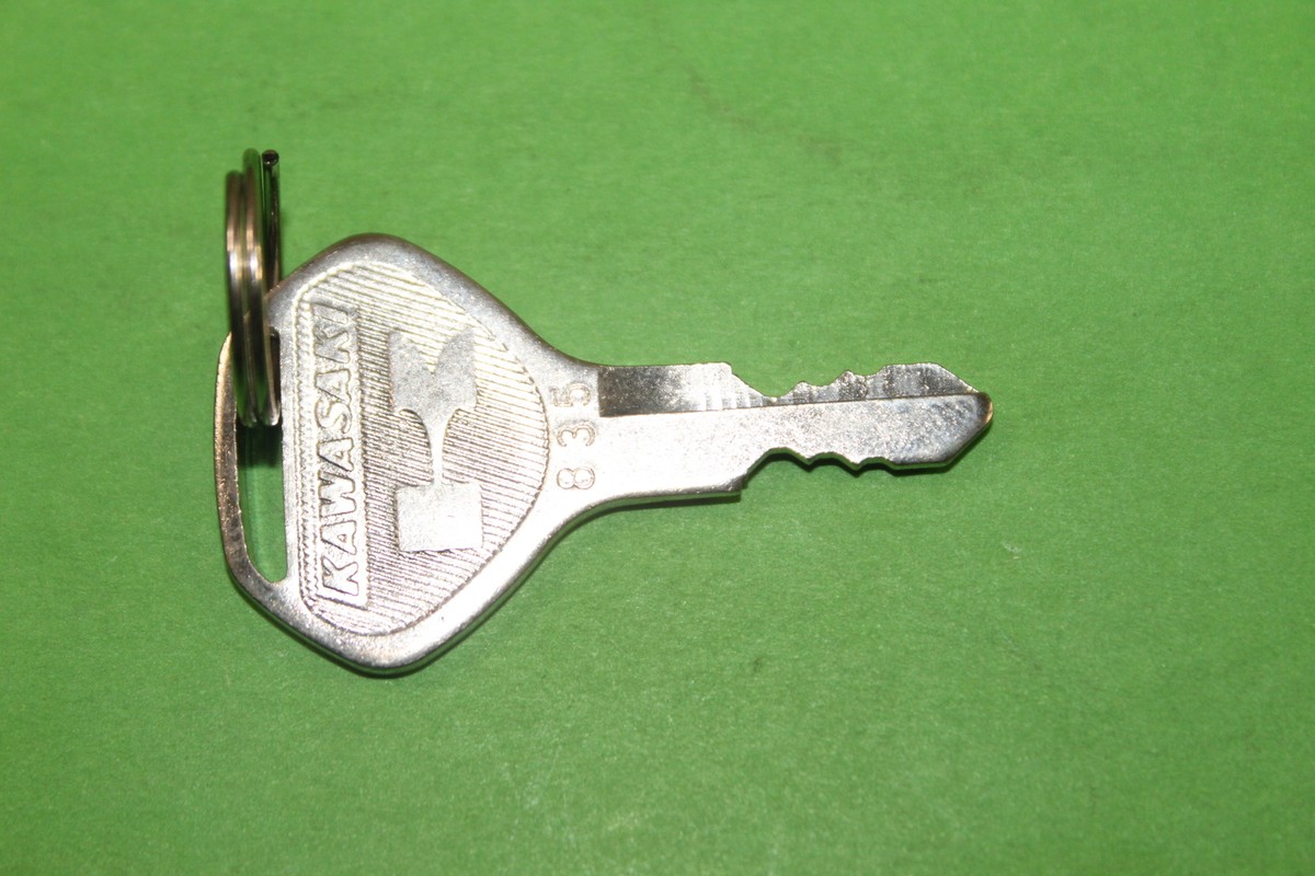 NOS Vintage Kawasaki OEM Factory Pre Cut Motorcycle Key # 835 | eBay