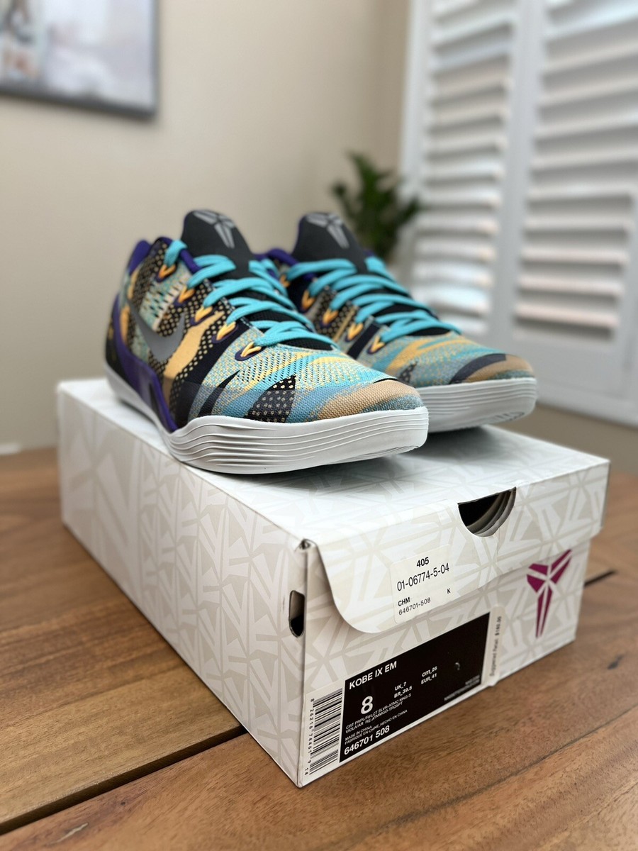 Kobe 9 IX EM Low Unleashed Pop Art - Men Size 8 - Brand New 100