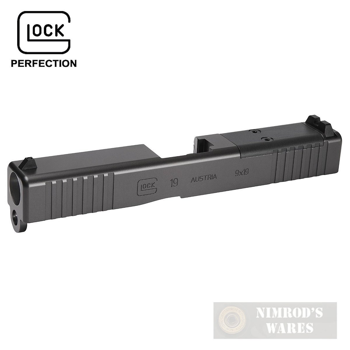 Glock 19 G19 Gen3 SLIDE Standard MOS Cut Optic-Ready 79008 FAST