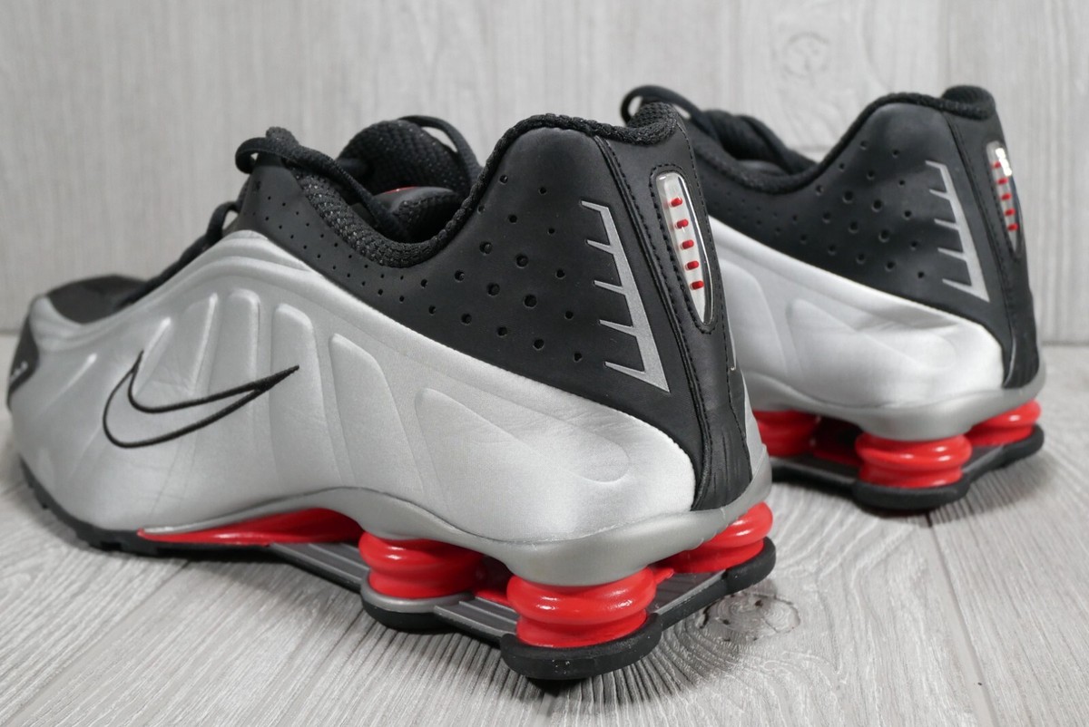 Nike Shox R4 OG Black Silver Red Retro Running Shoes BV1111-008