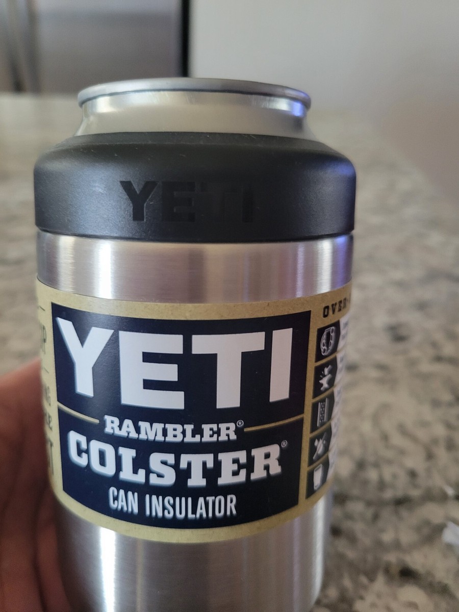 YETI Rambler 12 oz Colster Can Insulator w/ insert- Stainless
