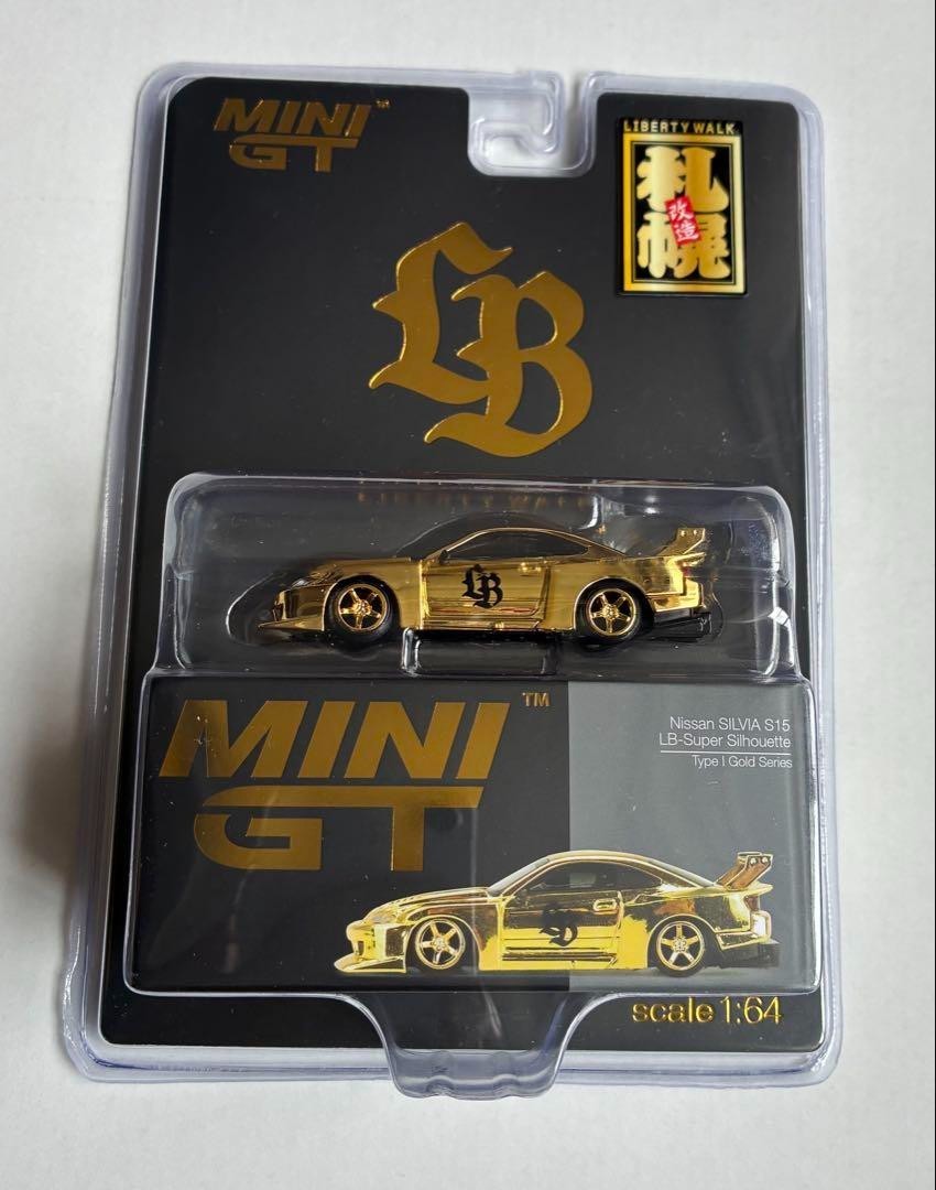 Mini GT LB-Super Silhouette Nissan Silvia S15 Type 1 Sapporo Gold
