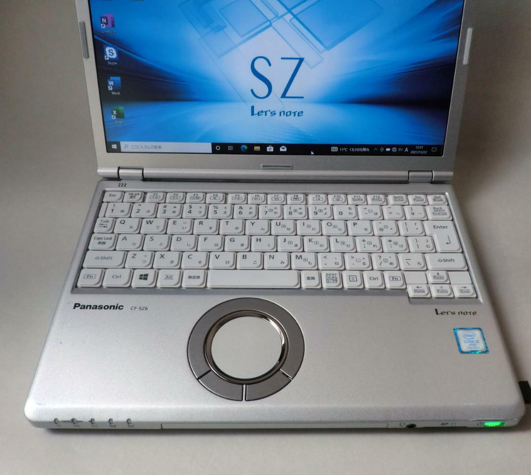 Panasonic Let's Note CF-SZ6 CF-SZ6RDYVS Windows10 Core i5 7300U