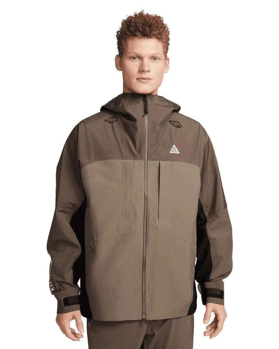 Nike ACG Misery Ridge Gore-Tex Jacket Ironstone Brown Black DQ5771