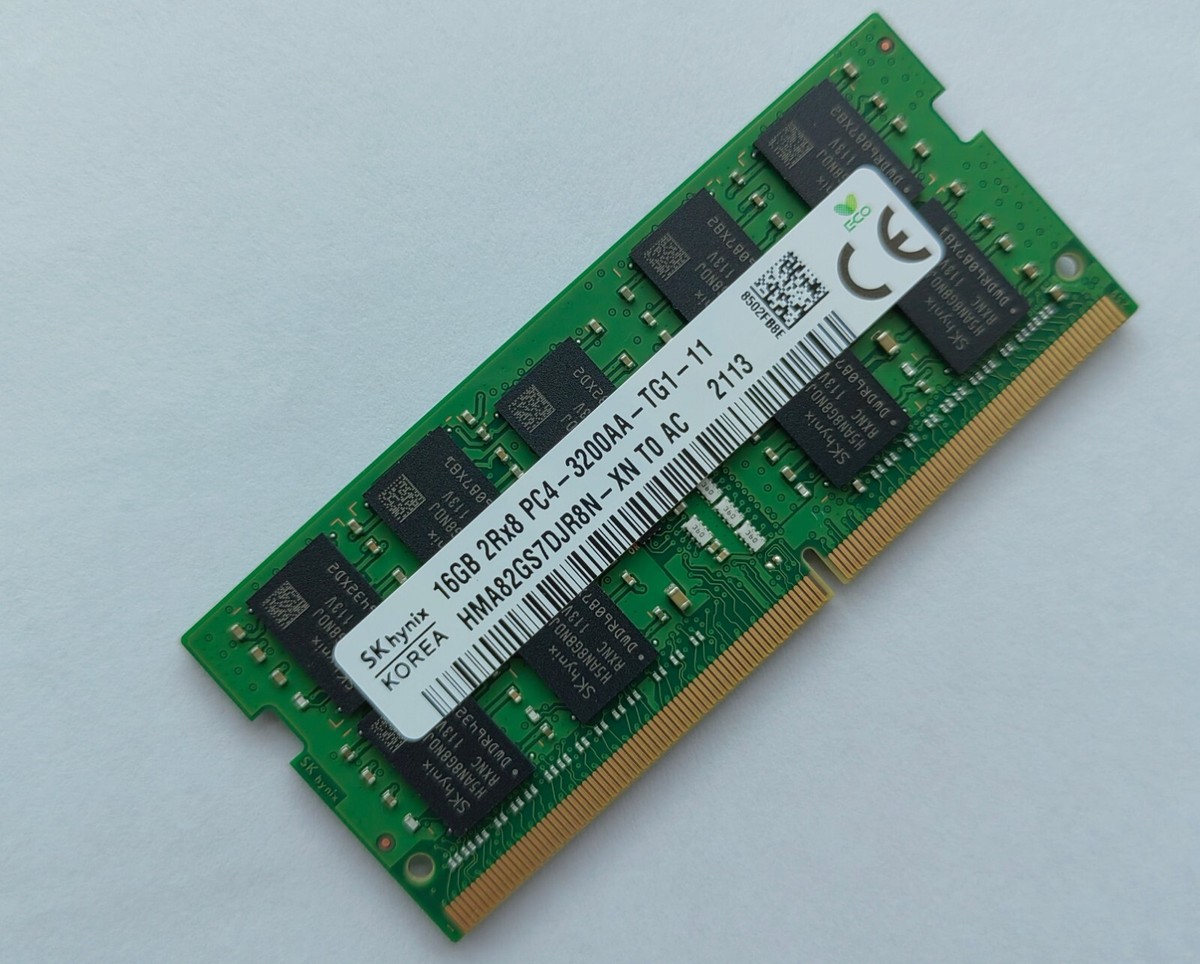 SK hynix 16GB DDR4 3200 Laptop ECC SODIMM RAM 2Rx8 PC4-25600