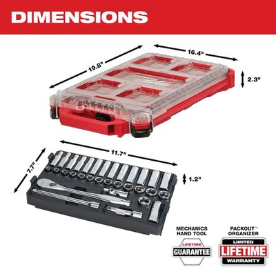 Milwaukee 48229482 3/8 in. Ratchet Metric Socket Set for sale