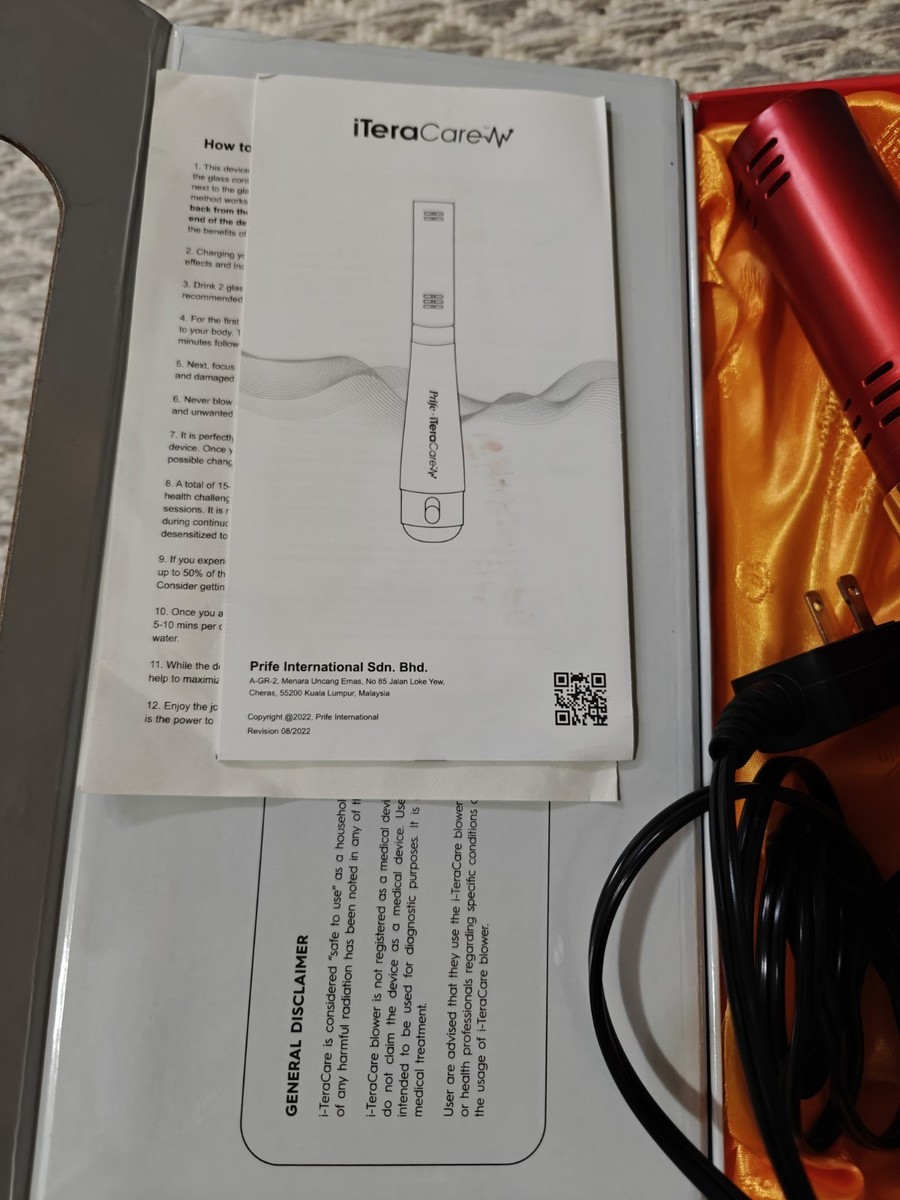 NM Authentic iTeraCare Classic 2.0 Terahertz Blower Wand Prife 100