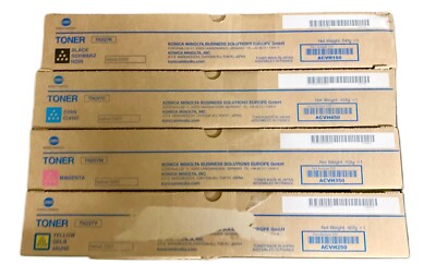 4 x Original Toner Konica Bizhub C257 C257i / TN227K TN227C TN227M