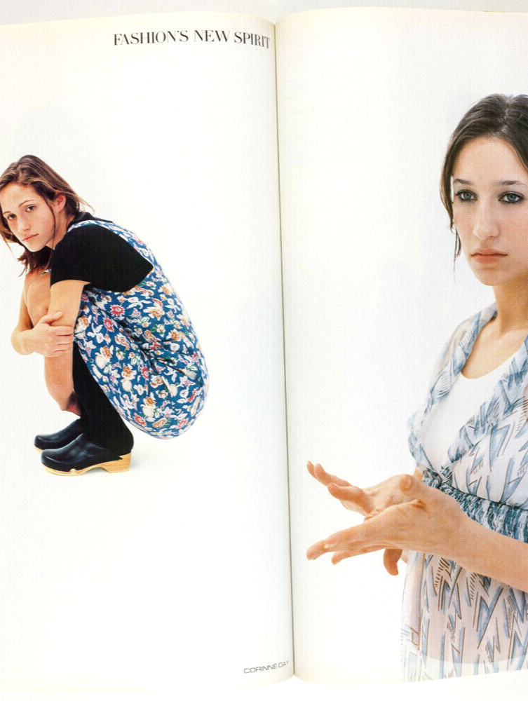 KATE MOSS 1st Vogue magazine CORINNE DAY March 1993 Galliano