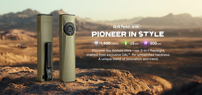 Olight Arkfeld Ultra Olive Green CW 3-in-1 Flashlight, OAL