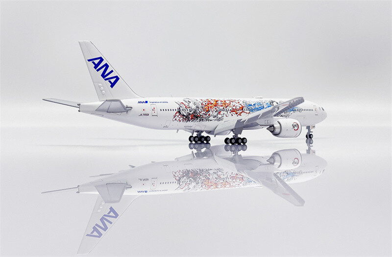 JC Wings ANA for Boeing 777-200ER JA745A Flaps Down 1/400 Plane