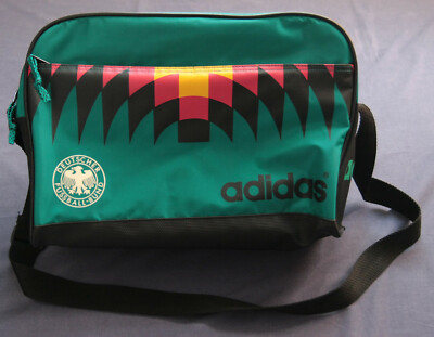 Vintage Adidas 1994 World Cup Sports Bag Messenger Germany DFB