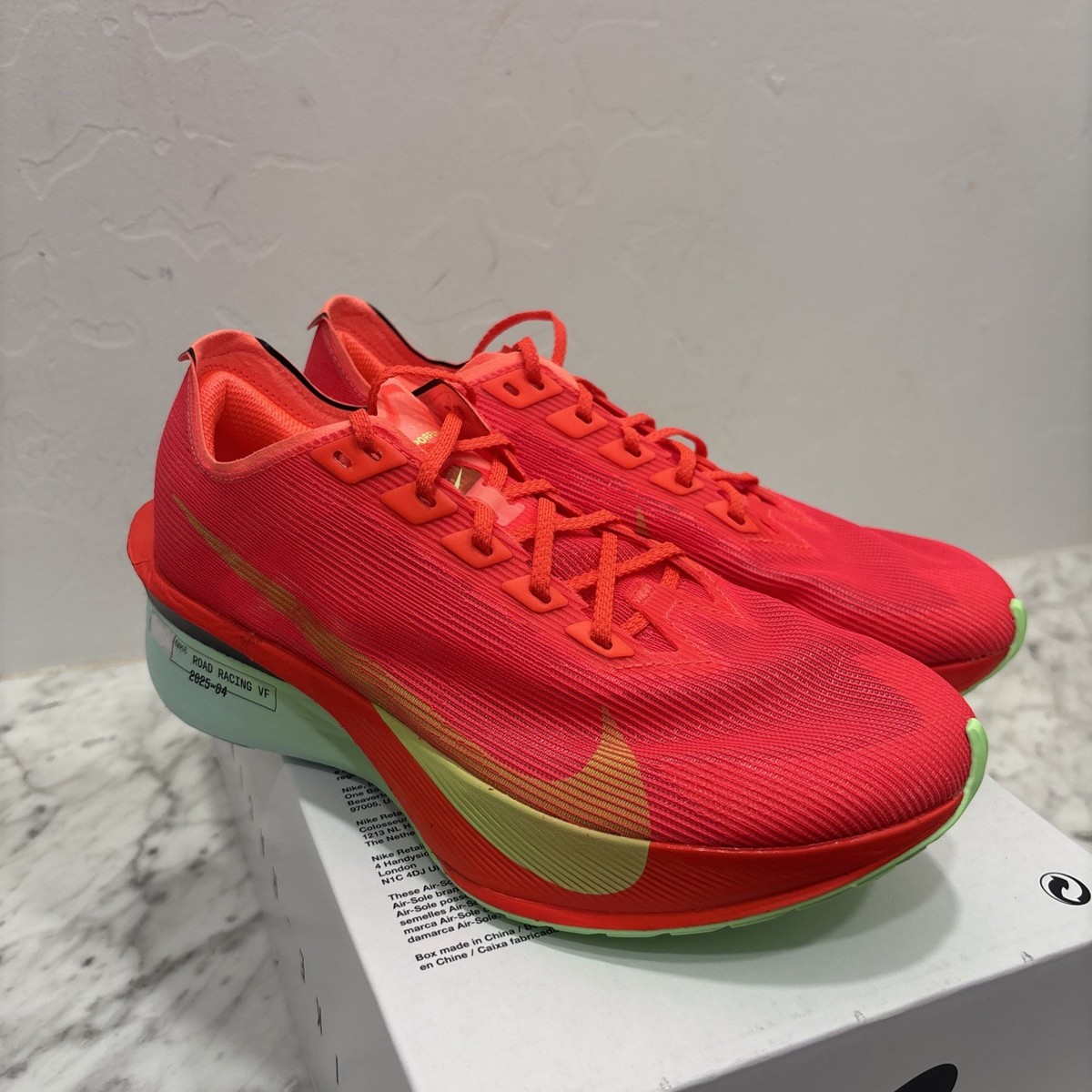 Nike ZoomX VaporFly Next% 4 Bright Crimson Lime Blast FN6616-100