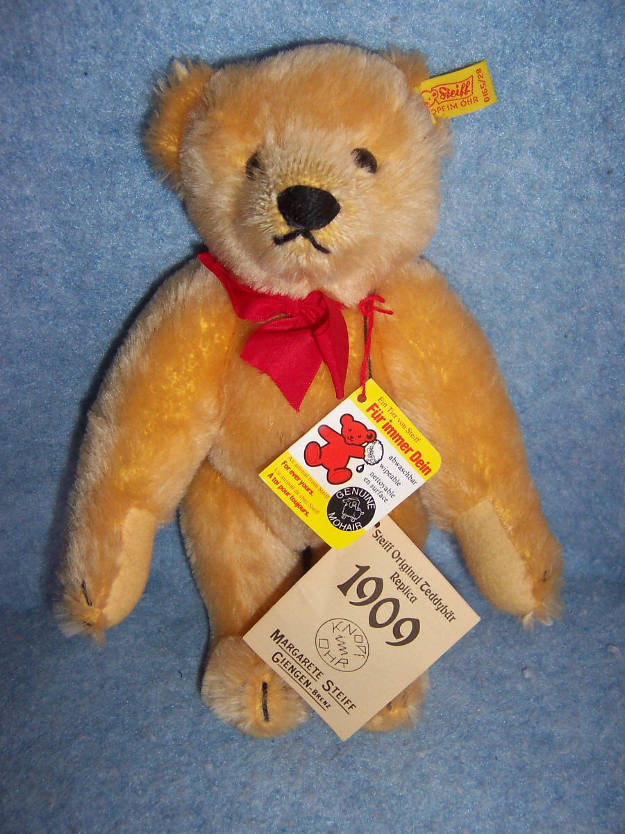 Steiff- Original Teddy Bear Replica 1909, Honey Mohair (0165/28