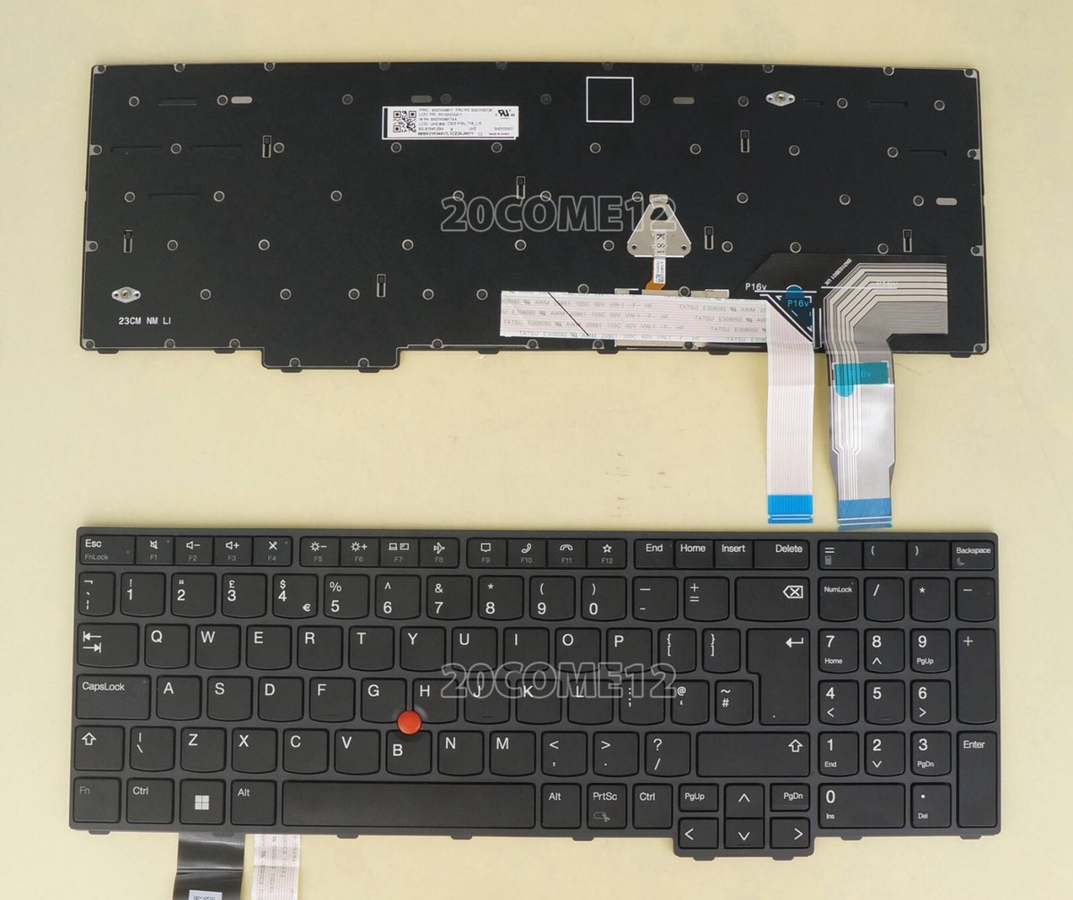 for Lenovo Thinkpad L15 Gen 4 21H3 21H4 21H7 21H8 Keyboard UK No