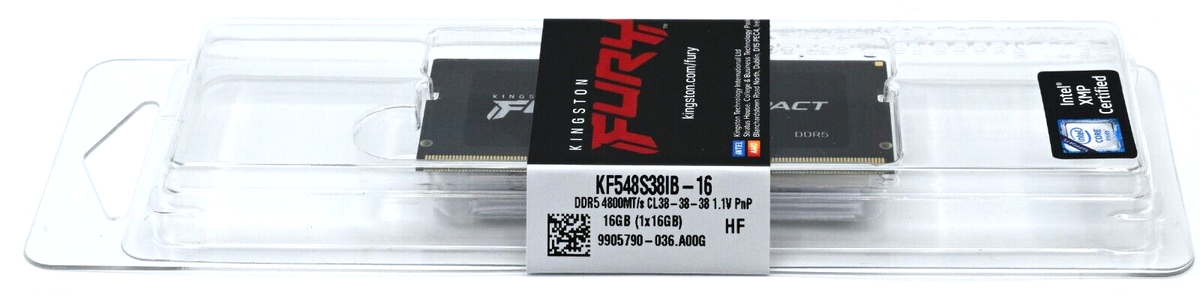 Kingston FURY Impact 16GB DDR5 4800MHz SODIMM Laptop Memory Module