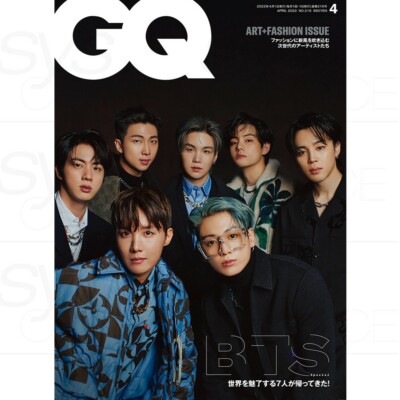 BTS GQ JAPAN 2022 April BTS Coverman + Tracking Number | eBay
