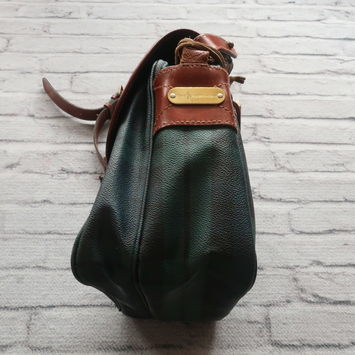 Vintage Polo Ralph Lauren Blackwatch Messenger Purse Shoulder Bag