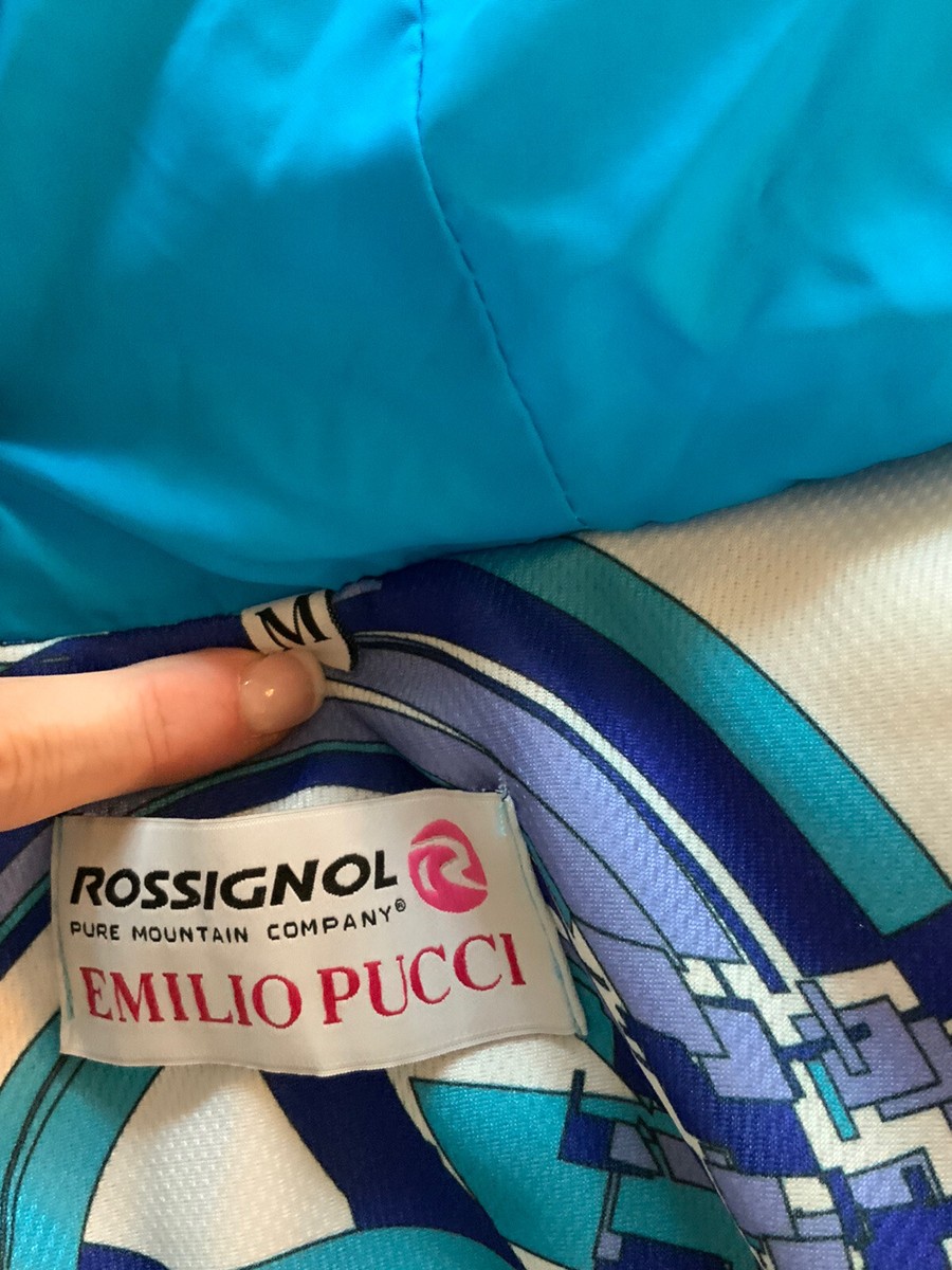 Emilio Pucci Rossignol ski jacket coat puffer M | eBay