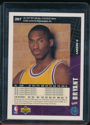 1996-97 Upper Deck Collector's Choice - Kobe Bryant #267 (RC) for