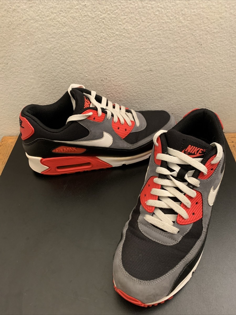 Nike Air Max 90 Classic Black Infrared 25th Anniversary 011 Size10