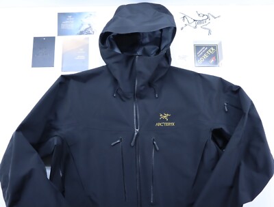 Arcteryx Alpha SV 24k Black Jacket XL RECCO TRIED ON ONCE! BOUGHT