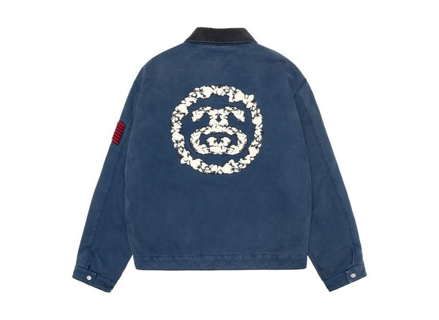 Stussy x Denim Tears Canvas Jacket Blue Size S-XXL | eBay