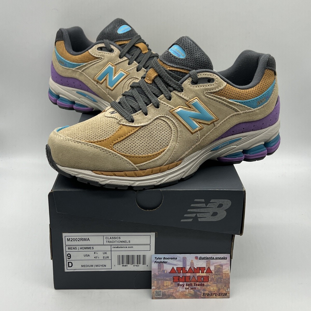 Size 9 - New Balance 2002R Incense Brand New Og All Purple Blue