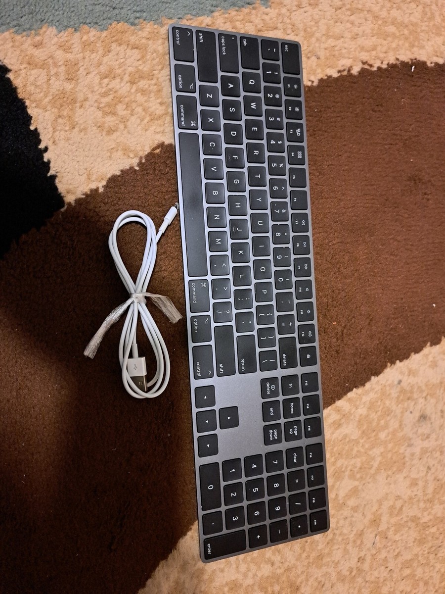 Apple Magic A1843 Wireless Keyboard Space Gray +Cable | eBay