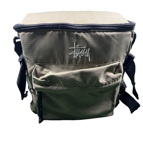 STUSSY 24AW NEEDLE PUNCH SIDE POUCH Camo Pattern Mini Shoulder Bag