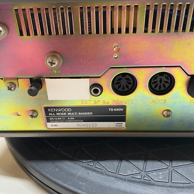 KENWOOD TS-680V HF/50MHz 10W All Mode Transceiver Amateur Radio