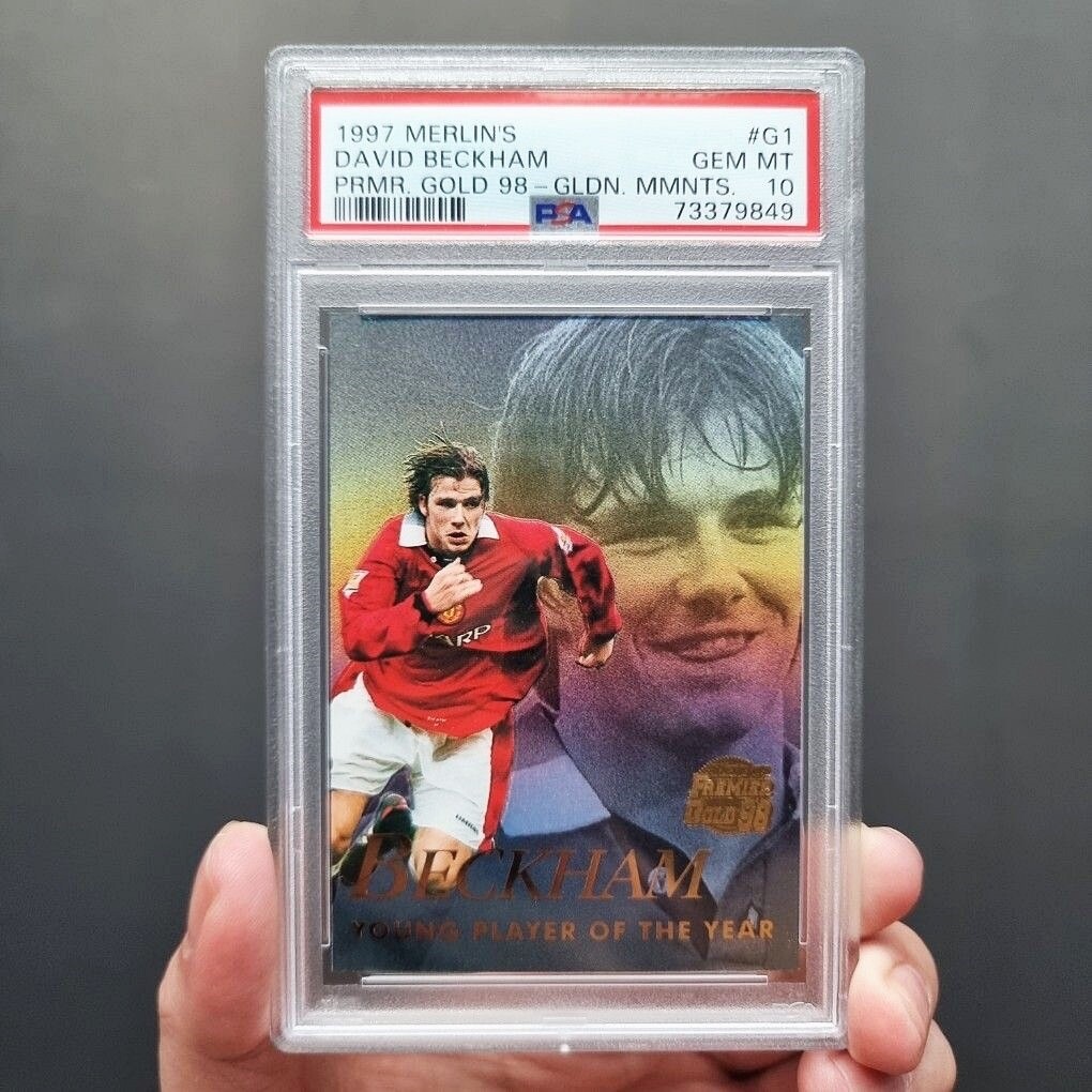 1997 Merlin's David Beckham Premier Gold Young Player of the Year