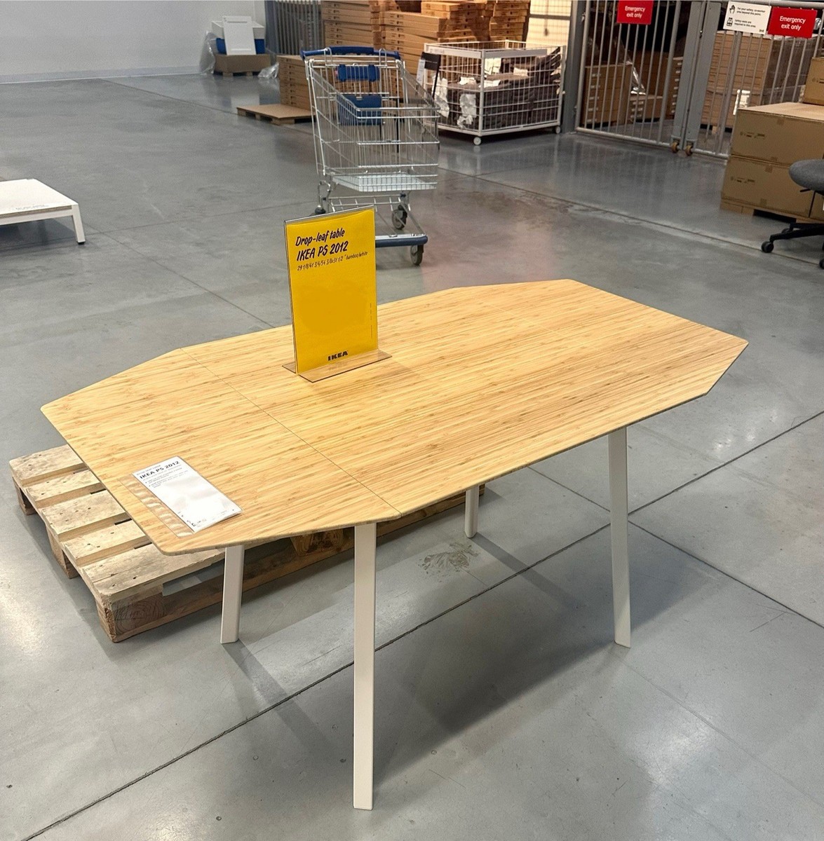 IKEA PS 2012 ドロップリーフテーブル バタフライ 【極美品】IKEA PS