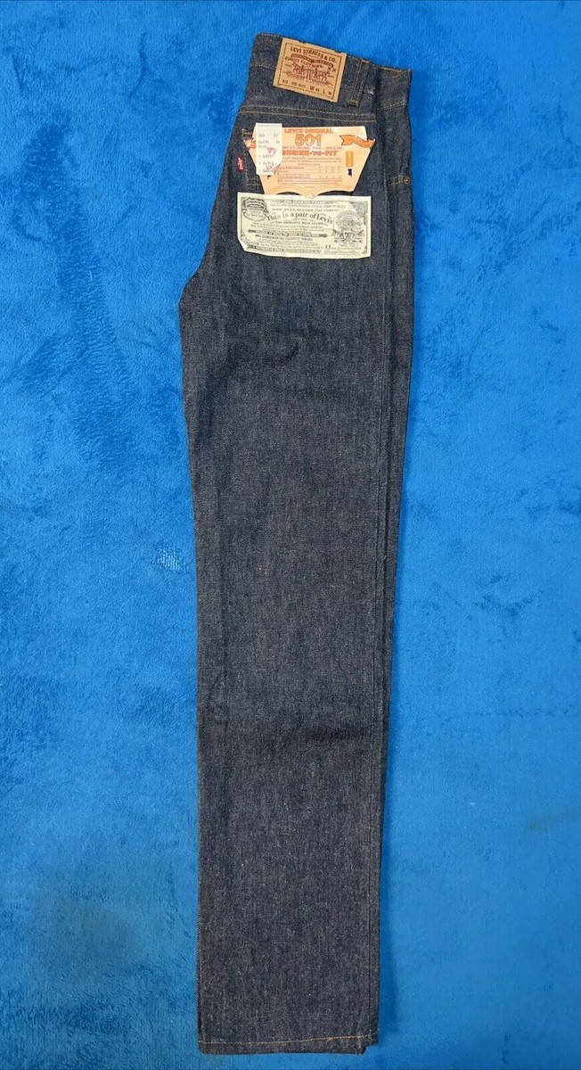 VINTAGE 1985 Levi 501 Denim Jeans Size 12 (26x33) Made in USA