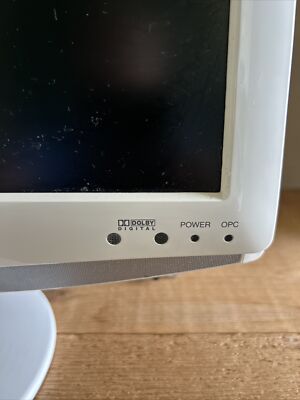 SHARP LC-19SK24U-W WHITE LCD /HDTV FLAT PANEL RETRO GAMING TV | eBay