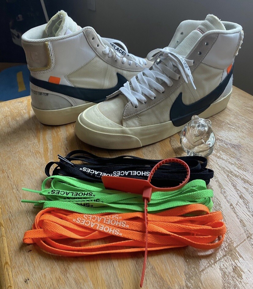 Nike Blazer Mid x OFF-WHITE The Ten 2017 Size 9.5 887223259077| eBay