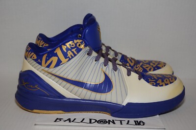 Nike Zoom Kobe 4 POP Finals MVP Grinch Lakers Orange County 3D | eBay