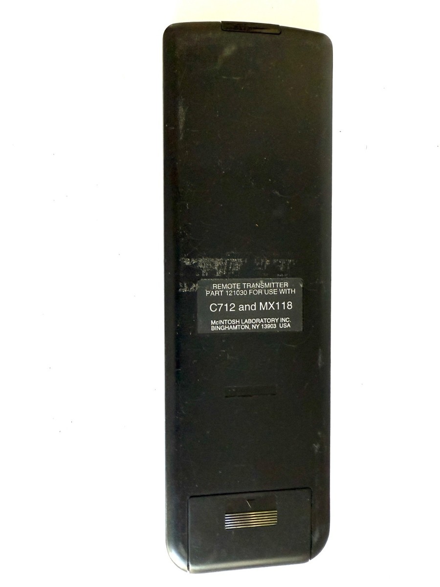 MCINTOSH REMOTE CONTROLS - ORIGINAL | eBay
