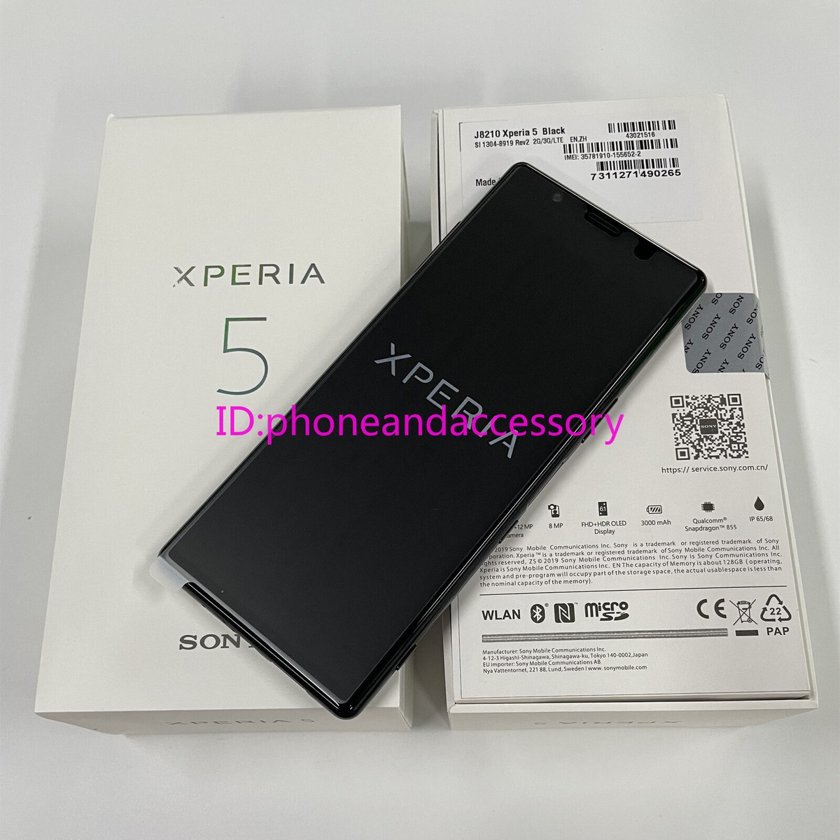 Sony Xperia 5 J8210 J9210 128GB+ 6GB Factory Unlocked Smartphone
