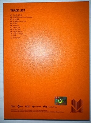 MAMAMOO [MELTING] Autographed Signed Album Hand Written | eBay