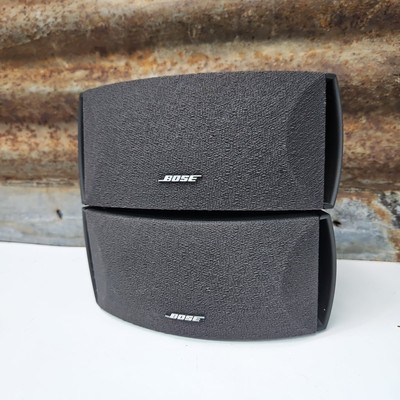Pair Bose AV3-2-1 Cinemate Black Gemstone Satellite Speaker Tested