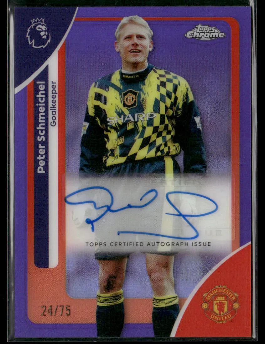 Peter Schmeichel Soccer Sports Trading Cards & Accessories for