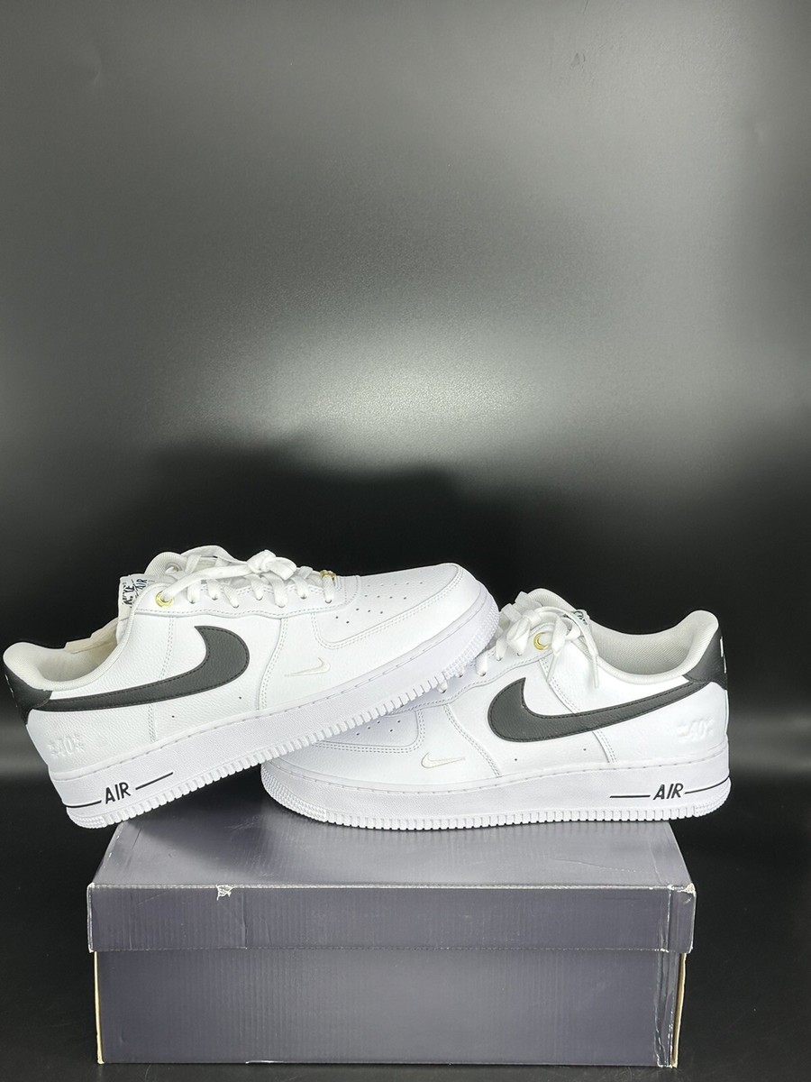 Size 13 - Nike Air Force 1 07 LV8 40th Anniversary - White Black